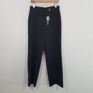 NWT T Tahari High Rise Dress Pants Black Size 8